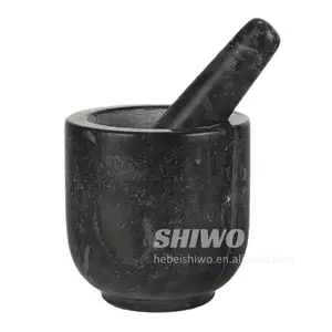 Stone Grinder Bowl for Grinding Herbs Spices,Bowl for Kitchen Spices and Pest,Marble Mortar and Pestle