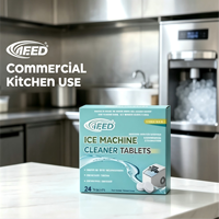 Agent détartrant haute efficacité pour la maintenance d'une qualité constante de production de glace, comprimé de nettoyage pour machine à glace