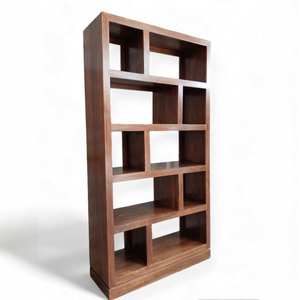 Librerías de Teca Premium Kania, Elegantes y Contemporáneas, Extensibles, de Madera de Teca para Sala de Estar, Comedor, Cocina y Oficina en Casa - Product Image 5