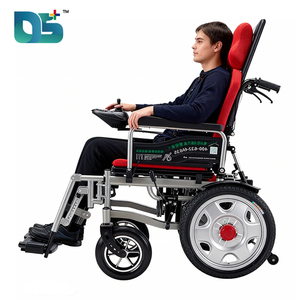 Silla <span class=keywords><strong>de</strong></span> Ruedas Eléctrica Plegable Ligera con Respaldo Reclinable Inclinable y Giro <span class=keywords><strong>de</strong></span> 360 Grados °   Controlador <span class=keywords><strong>de</strong></span> Joystick para <span class=keywords><strong>Personas</strong></span> Mayores con Discapacidad - Product Image 2