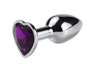 A forma di cuore in metallo impermeabile anale <span class=keywords><strong>Plug</strong></span> Sex Toy giocattolo Gay maschio femmina - Product Image 3