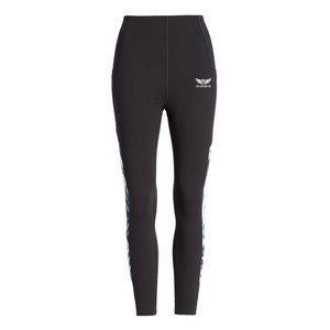 Mallas personalizadas de cintura alta de nailon Spandex para mujer, mallas de entrenamiento para gimnasio, cintura elástica, estampado cruzado, ropa activa, pantalones de Yog - Product Image 1