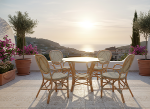 Compact & Stylish Comfortable Jamaica <b>Bistro</b> Rattan/Wicker <b>Dining</b> <b>Set</b> for Cozy Home Furniture & Hotel Spaces From Indonesia - Product Image 2