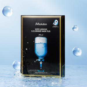 JMSOLUTION WATER LUMINOUS S.O.S RINGER MASK PLUS avec acide hyaluronique et panthénol pour une hydratation intensive – Masque en tissu hydratant SOS - Product Image 1