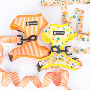 مجموعة طوق مقود من النيوبرين منخفض موك ، طقم طوق مقود مع شعار مخصص ، طقم حزام مقود للكلاب - Product Image 2