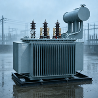 Transformateur de distribution triphasé immergé dans l'huile CE EAC ISO UL S11 30KVA 50/60Hz 6.3kV 10kV
