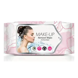 OEM Makeup Remover Pre-Moistened Cleansing Towelettes Refill Pack Quick Cleaning Custom Logo Facial Cleansernser Makeup Rem