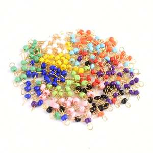 10 Uds puntos de prueba de PCB placa de circuito PCB Pines de prueba cuentas de prueba de cerámica chapadas en oro cilíndricas - Product Image 5