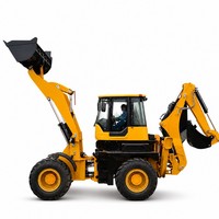 Chargeuse-pelleteuse WZ40-30 de 3 tonnes, godet de 1,7 m³, excavatrice diesel de 91 kW pour travaux de terrassement et de construction