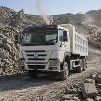 Восстановленный самосвал Howo NX 6x4, 400 л.с., двигатель Weichai, полный комплект запчастей для горнодобывающей и логистической техники