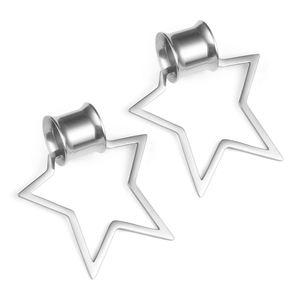 Poids d'<span class=keywords><strong>oreille</strong></span> en acier inoxydable 316L plaqué PVD Evorte, opale, plug et tunnel, pour piercing corporel unisexe - Product Image 3