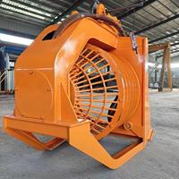 Béquille rotative à tamis pour excavatrice Yuezhuo, séparation sable-terre, pour excavatrices 6-26t, matériau Q345/Q460, garantie 1 an