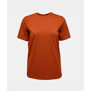 Camiseta transpirable con cuello redondo para mujer, tacto suave, informal, para uso diario, camiseta ligera a la moda para mujer - Product Image 1