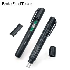 Bremsflüssigkeits-Öltester genauer Bremsflüssigkeits-Tester Stift 5 LED Digital Tester Auto-Testwerkzeug Auto Öl-Flüssigkeitsdetektor