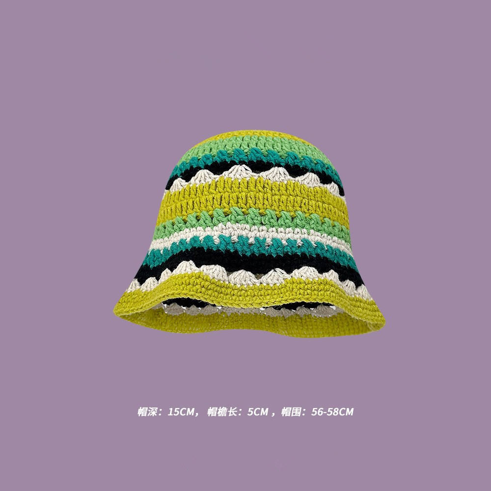 Depop Free People Crochet Bucket Hat Bear Bucket Hat Crochet