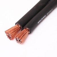 Schweißmaschinenkabel 1*10mm Sauerstofffreier Kupferleiter Weiche Gummiummantelung Elektrokabel
