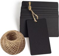 Étiquettes volantes en papier kraft épais pour l'écriture et les marques de vente au détail