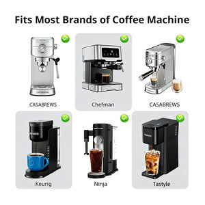 Tapis à café en <span class=keywords><strong>silicone</strong></span> - Tapis antidérapant et imperméable pour machine à expresso |   Protecteur de comptoir anti-déversement pour bar à café et cuisine - Product Image 3