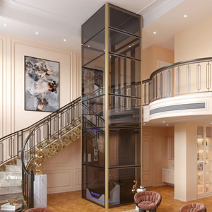 Lift Rumah Desain Modern untuk Rumah Kecil & Vila, Lift Hunian Bertenaga AC untuk Hotel, Pasokan Pabrik - Product Image 1