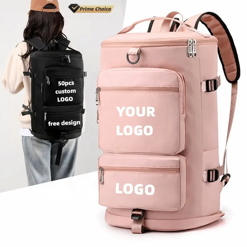 10Color Mochila Bolsas De Travel Camping Dry Wet Waterproof Gym Sport Duffel Women Overnight Bag Backpack with Shoes Compartment