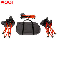 Chaises et table pliantes portables WOQI avec sac de transport et porte-gobelets pour adultes, chaise de camping pour les sorties en plein air, la plage et les événements sportifs