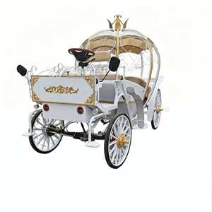 Royal Luxury Wedding Princess Cinderella Electric Pumpkin Steel Material Pumpkin Wedding Carriage Special Transportation - Product Image 1
