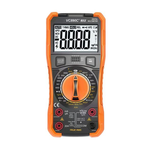 China Factory Hot Selling Professional Mini Smart Auto-range LCD Digital High Accuracy DC 1000V AC 750V 20A IP56 Protection