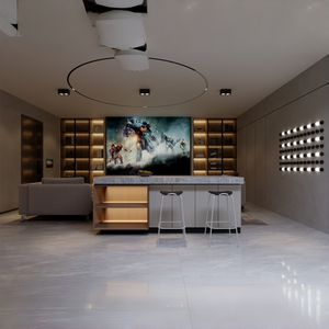 Nexus Villa moderne de luxe Rendu 3D Sous-sol Service de design d'intérieur Décoration de la maison <span class=keywords><strong>Architecture</strong></span> Graphic Design Total - Product Image 4