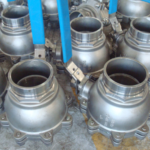 Tekanan tinggi Super dupleks baja tahan karat 2205 2507 beralur ujung katup bola 600WOG <span class=keywords><strong>800PSI</strong></span> 1000PSI - Product Image 4