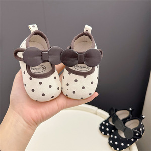 Chaussures antidérapantes pour tout-petits, chaussures de princesse, chaussures pour bébés nouveau-nés, chaussures pré-marche pour bébés - Product Image 1