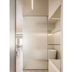 Renovación de Interiores, Vidrio de Seguridad Laminado con Cristal, Láminas de Vidrio con Patrón Moru para Paredes Divisorias de Vidrio - Product Image 1
