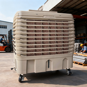 Wandmontierter Industrieller Verdunstungskühler Gewächshaus-Kühlung Tragbarer Wasserkühlungs-Sumpfkühler OEM ODM - Product Image 2