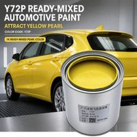 Peinture automobile Y72P Jaune Perle pour la réparation des panneaux et la remise à neuf des voitures d'occasion Honda Fit / Jazz