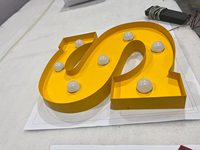 Enseigne lumineuse LED personnalisée pour extérieur, logo en acrylique éclairé, affichage programmable rétroéclairé