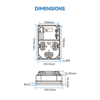 Sistema de control de vehículos Ip65 Agv con controlador universal de navegación láser Gnss Sistema de control de vehículos AGV guiado automatizado