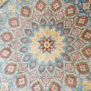 183x274cm Tapis aux États-Unis Nouveau tapis turc fait à la main fin <span class=keywords><strong>Nain</strong></span> Kashan Pile Hereke Tapis en soie - Product Image 4