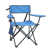 Chaise de camping pliable pour la plage et les activités de plein air - Utilisation en parc et à l'hôtel - Tissu polyester Ripstop 600D