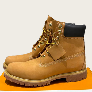 Bottes jaunes de luxe pour hommes, design original élégant, bottes de marche montantes, semelle épaisse, respirantes, bottes d'extérieur TB - Product Image 1