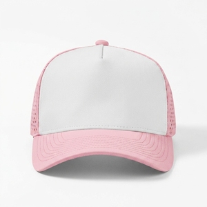 หมวกเบสบอล 5 แผง ระบายอากาศได้ดี เจาะรูด้วยเลเซอร์ สองสี ปรับขนาดได้ด้วย Snapback เหมาะสำหรับกีฬากอล์ฟและกิจกรรมกลางแจ้ง - Product Image 2