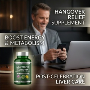 Rainwood Chardon-Marie, Pissenlit et Artichaut en Capsules 500mg Soutien Hépatique 60 Capsules - Product Image 3