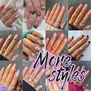 Faux Ongles Acrylique Nail Kit Professionnel Vente Chaude Européenne et Américaine Spot <span class=keywords><strong>Manucure</strong></span> Ballet Cercueil ABS Français <span class=keywords><strong>Manucure</strong></span> Rouge - Product Image 6