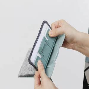 <span class=keywords><strong>Balai</strong></span> nettoyeur d'essuie-glace magique polyvalent <span class=keywords><strong>Balai</strong></span> plat serpillière tige en acier Boîte à tête en plastique Accessoires de nettoyage de sol pour la maison - Product Image 3