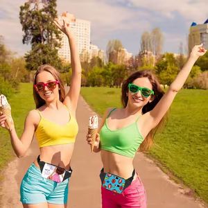 Designer Pattern Sublimation Crossbody Chest Belt Bum Bag Fanny Pack for <b>Sport</b> Running Waist Pouch - Product Image 3