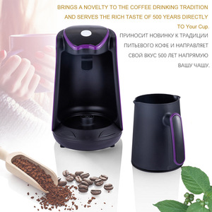 Mini Electric Drip <b>Coffee</b> Maker 220V European Standard Portable <b>Coffee</b> Tea Maker Plastic Housing Purple Sky Blue - Product Image 2