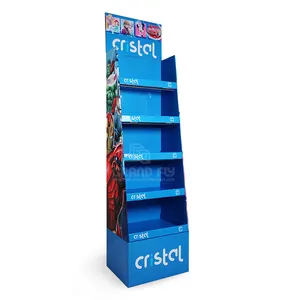 5 Shelf School Supplies Cardboard Retail Point of Sale Display Stand Back To School