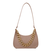 Nouveau style, sac à bandoulière pas cher, sac à main élégant avec chaîne épaisse pour femmes, sac à main pour filles 2024