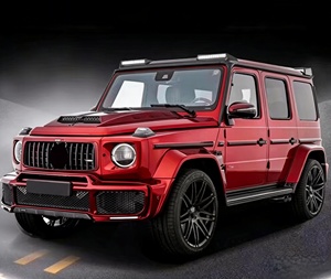 New High Quality Front Rear Bumpers Kit Class W464/W463 G500 G55 G63 Brabu Style Wide Body 2019-2020 Black <b>Paint</b> Screw-On - Product Image 3