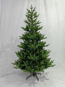 Árbol de Navidad Artificial Preiluminado de 6, 7 y 8 Pies con Luces LED Multicolor, Articulado, Densa Decoración Navideña para el Hogar y Comercios - Product Image 3