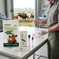 Kit de test de grossesse pour vaches, équipement de diagnostic vétérinaire, machine d'analyse sanguine, test animal, usage commercial et domestique, élevage de bétail