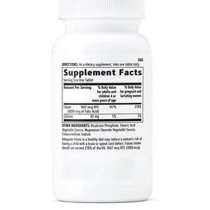 OEM/ODM Voedingssupplement Foliumzuur Tabletten voor Energie, Immuunsysteemondersteuning, Prenatale Vitaminen, Reguleren van de Balans, 60 Vegetarische Tabletten - Product Image 2